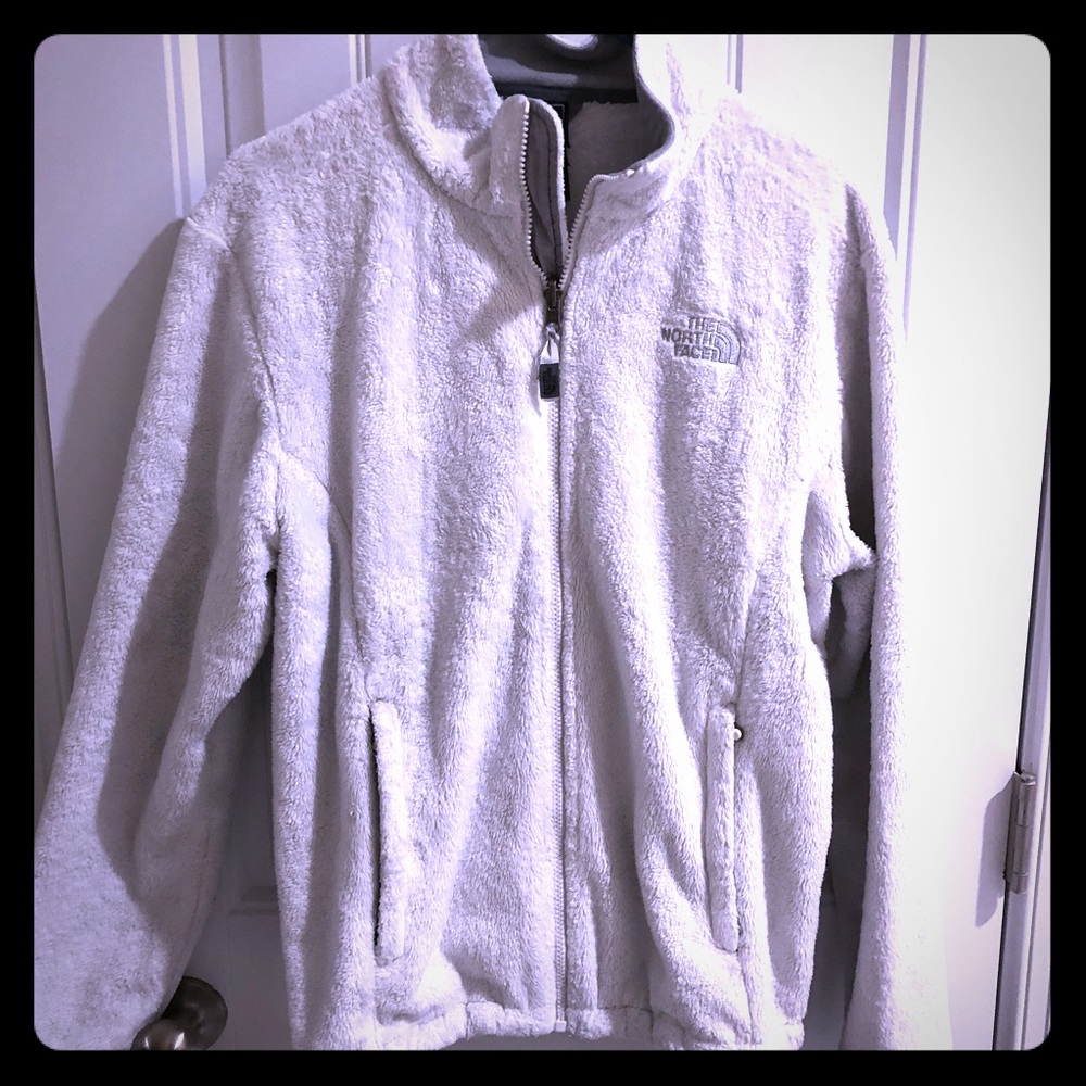 North Face fleece zip-up jacket